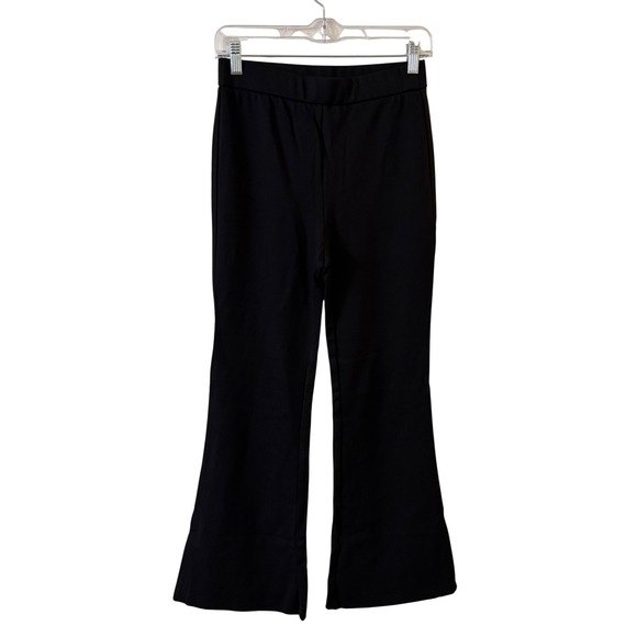 OGL Ponte-De-Roma Slimming Ponte High Rise Pull-on Flared Pants small Black NWT - Picture 5 of 12